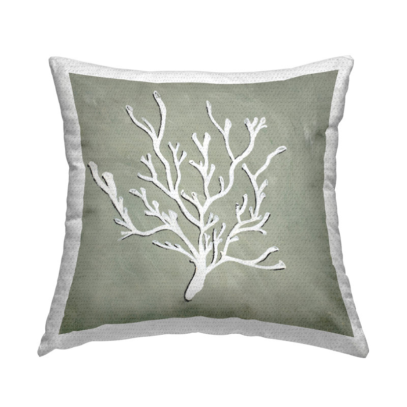 Floral Outdoor Throw Pillow