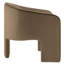 Greer Performance Velvet Upholstered Accent Armchair In Almond-106273821