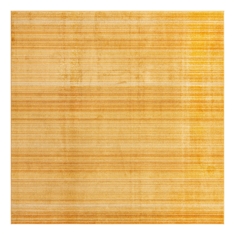 Osteen Striped Area Rug, Rectangle 7'10" x 10'2", Yellow