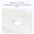 19"X15" White Ceramic Rectangular Vessel Bathroom Sink