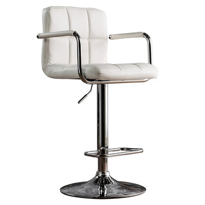 Tabouret de bar pivotant à hauteur réglable Aarvin