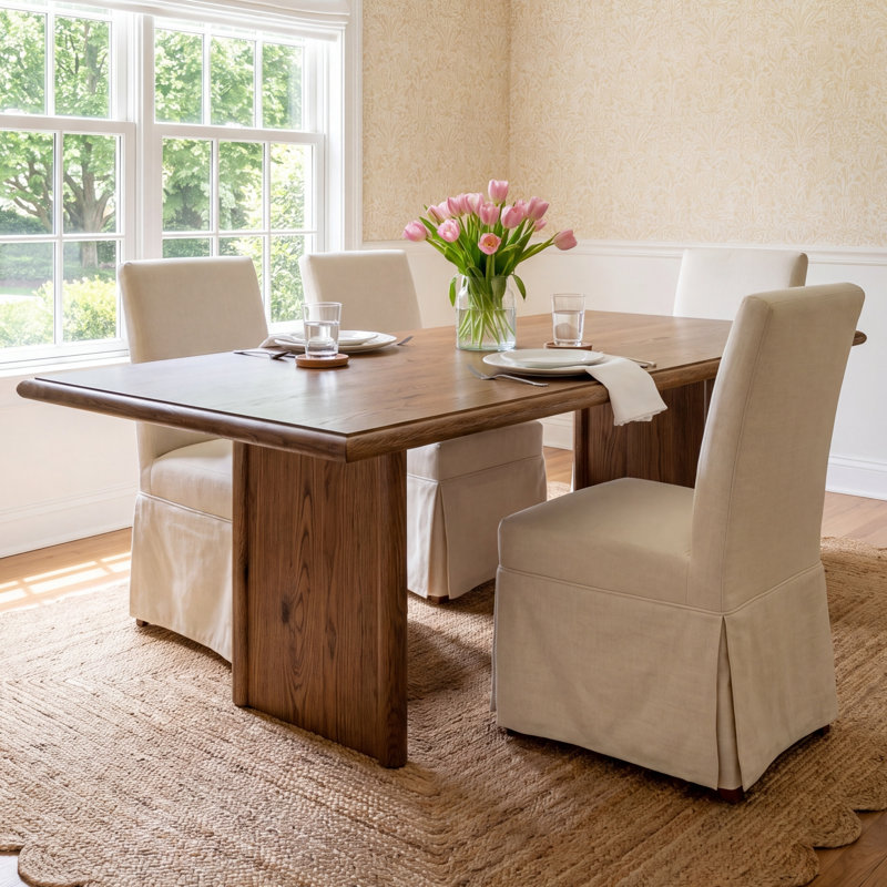 Cayenne Oak Dining Table, Weathered Oak