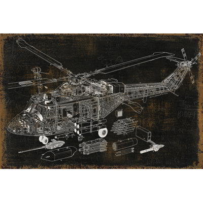 Old Drawing 12 - Wrapped Canvas Print