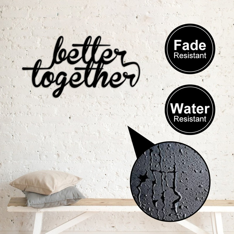 Plaque Ceriyah personnalisée Better Together