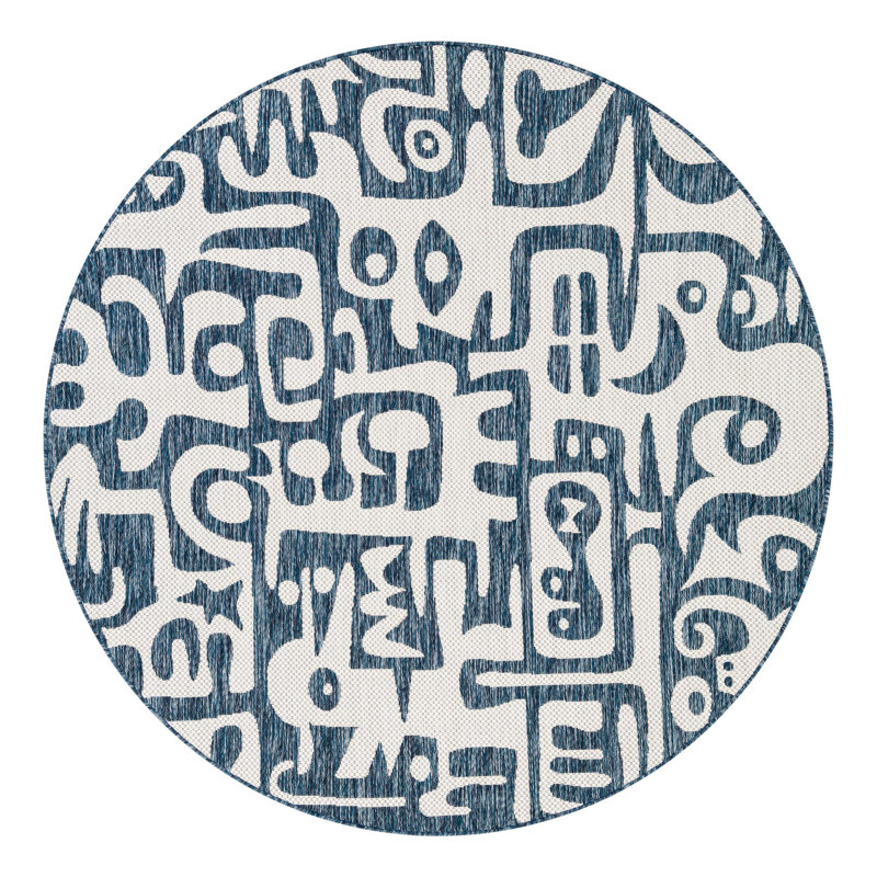 Lyric Hower Indoor/Outdoor Area Rug, Round 6'1"