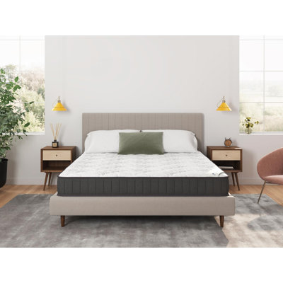Ottomanson Ottopedic 9" Firm Hybrid Mattress Airflow, Made in NJ, Edge to Edge Pocket Coil, Bed in A Box,Ottopedic