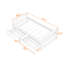 Lit plateforme simple avec rangement et tiroirs-564685113
