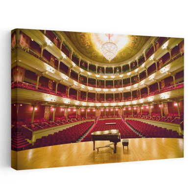 Grand Old Lady Of Broad Street A 1857 Built Opera Stage With Grand Piano At The Opera Company Of Philadelphia At The Academy Of Music Philadelphia ...