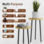 Petit support de table rond pour plantes d'intérieur, support pour plantes d'extérieur pour bureau de salon de patio-108813924