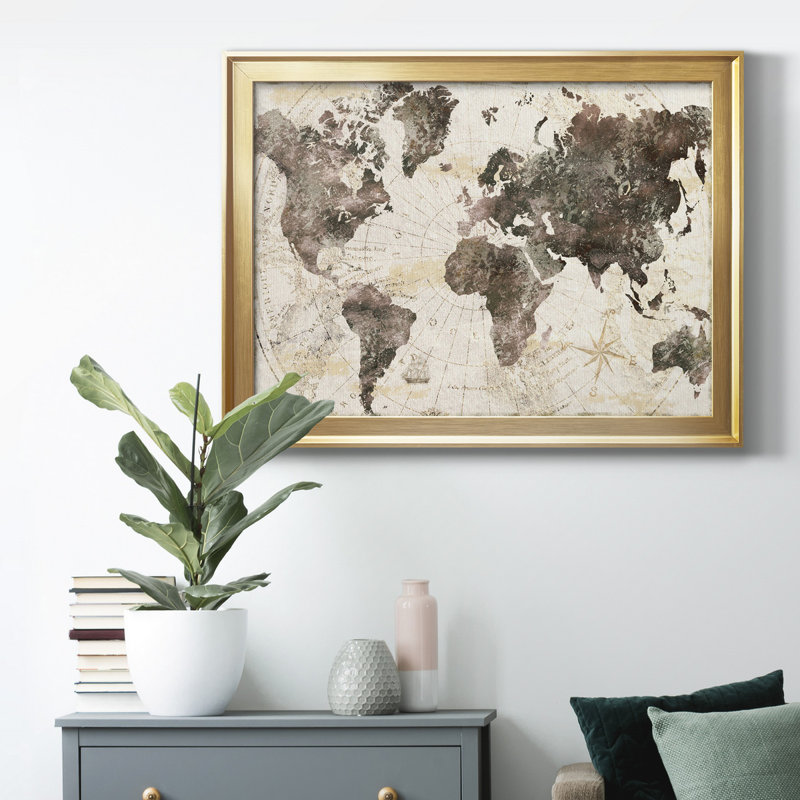 " Antique Shell Anthology V ", Gold, 24.5" H x 18.5" W x 1" D
