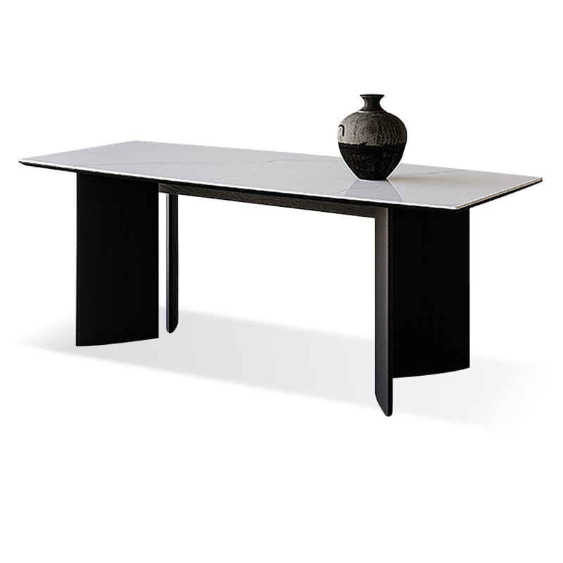 Tables de salle à manger 86,61 po, Blanc, 29.53"H x 86.61"L x 33.46"W