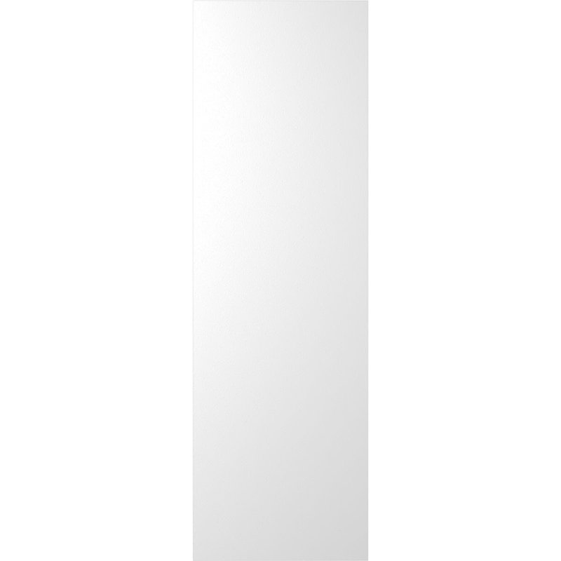 Volets à montage fixe en lattes en diagonale véritable de style moderne True Fit (par paire - quincaillerie non incluse), 12"