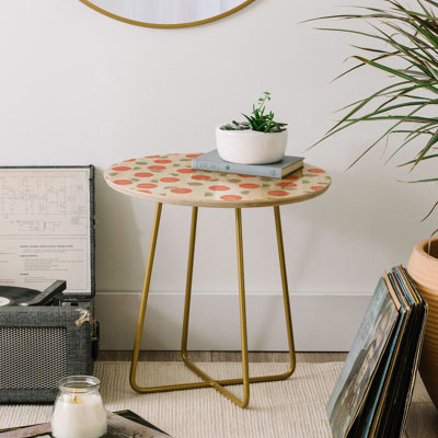 Solid Wood Top End Table
