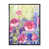 Toile avec cadre flottant noir