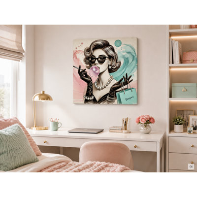Vintage Glamour: Tiffany-Inspired Elegance Canvas Wall Art