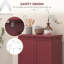 Armoire de rangement de cuisine avec tablettes réglables-959322897