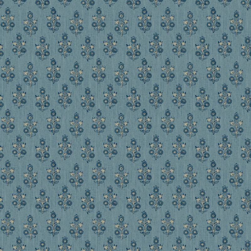 32.82' L x 27.58" W Wallpaper Roll, Blue