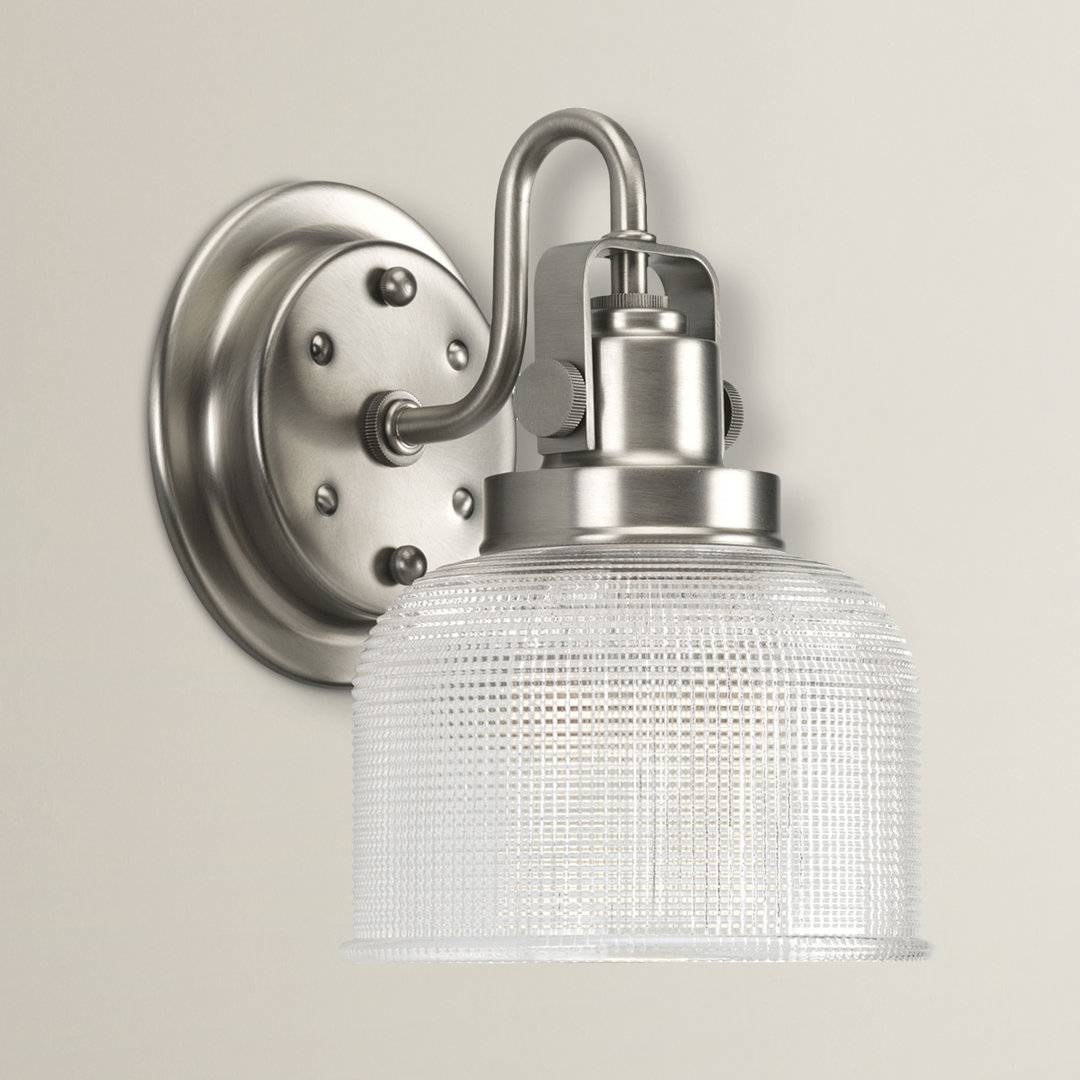 Wortman 1 - Light Dimmable Armed Sconce Breakwater Bay 