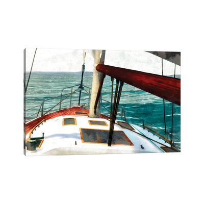Sailing The Seas II by Alonzo Saunders - Wrapped Canvas Painting