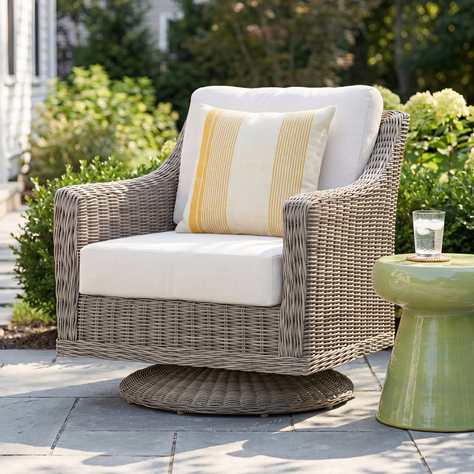 Kells Sunbrella® Swivel Patio Rocking Chair