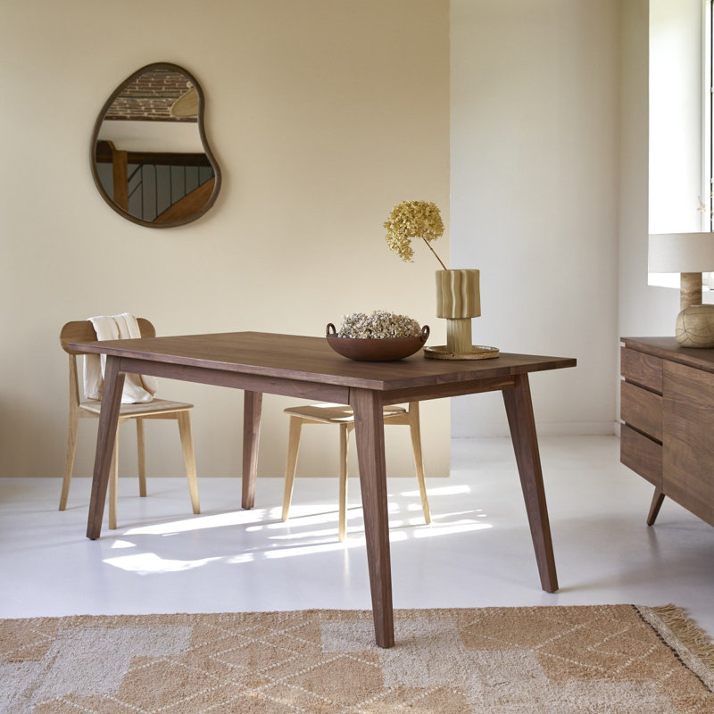Esmée Walnut Wood Dining Table
