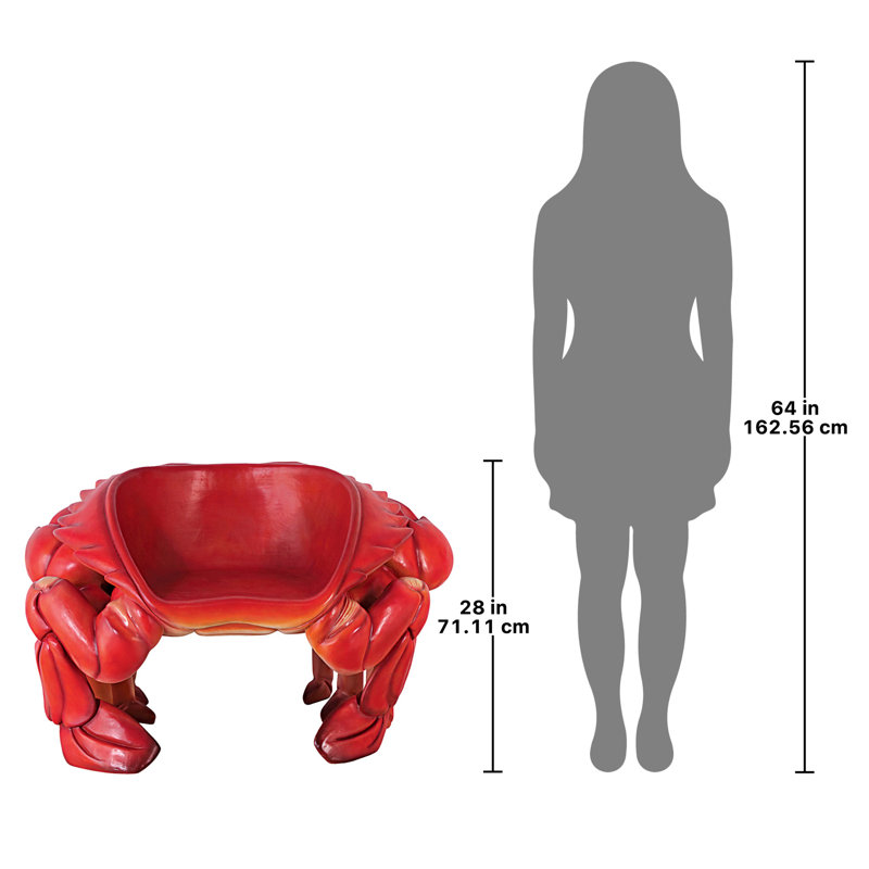 Giant King Crab Sculptural Lounge Chair