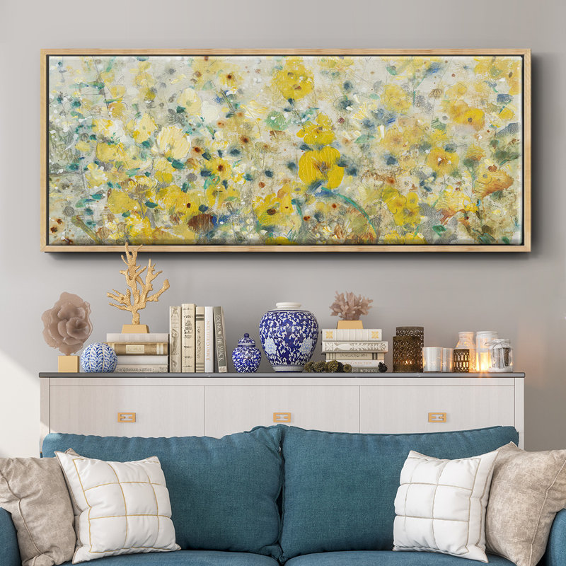 «Cheerful Garden II», toile encadrée, H 8 po x l 20 po