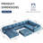 Zendajas Upholstered U-Shaped Sectional Reversible-1503399787