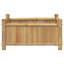 Jardinière en bambou Bayou Breeze 15,7 po x 15,7 po x 31,5 po-340165489