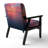Vibrant Panoramic Tropical Seascape Sunset VII - Upholstered Nautical & Coastal Accent Chair and Arm Chair-781196893