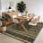 Plaid Machine Washable Rug for Living Room, Non-Slip Geometric Floor Mats, Stain-Resistant Soft Faux Wool Indoor Carpet for Bedroom-1304903336-1304903343