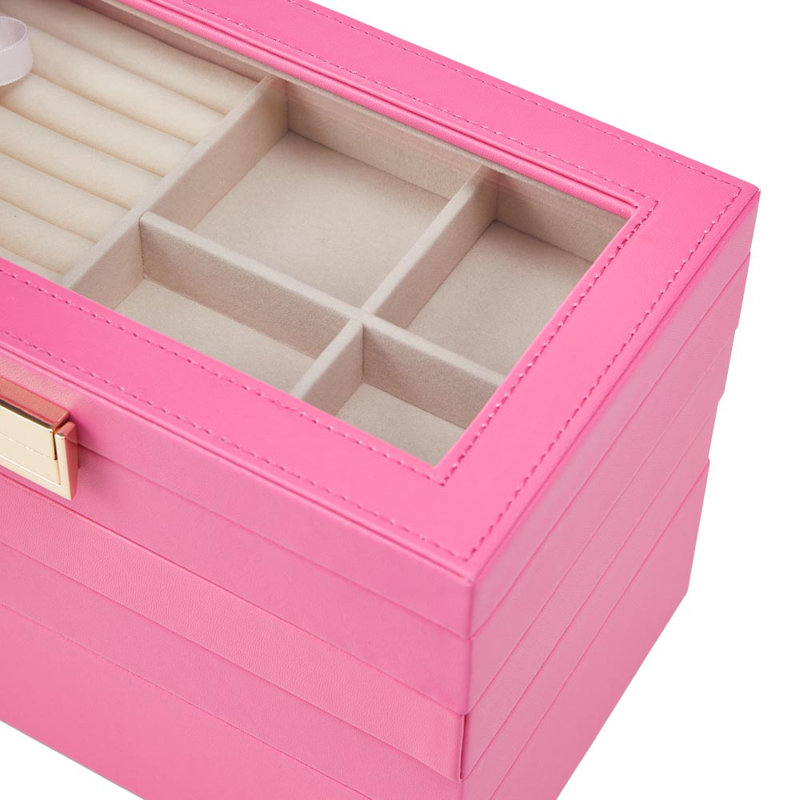 PU Leather Jewellery Box + Drawers