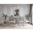 Janessa 6 - Person Four Leg Dining Set
