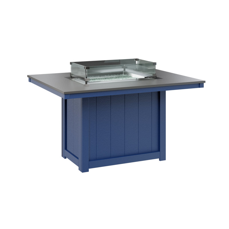 Foyer de table rectangulaire 54 po Berlin Gardens Donoma, H 30 po x l 41 po x P 54 po