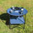 Camp & Go 28" Round Lightweight Fabric Portable Folding Beach Table with Cupholders-86130974