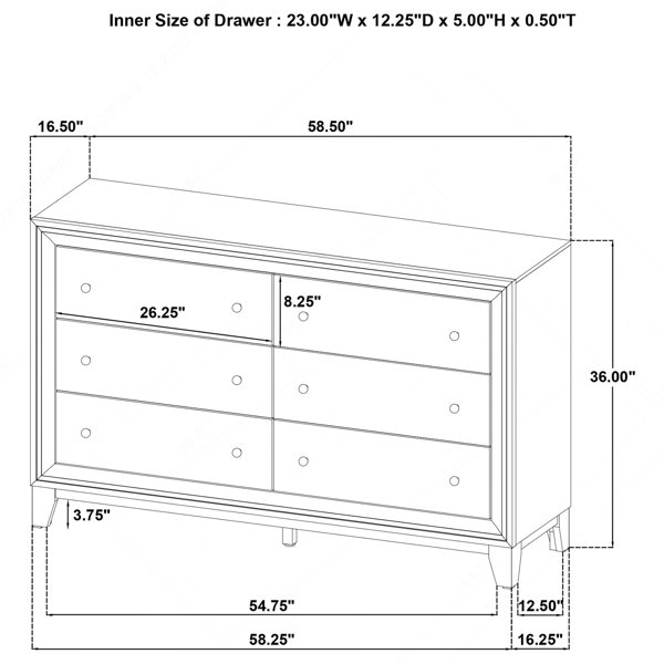 Dimensions du produit