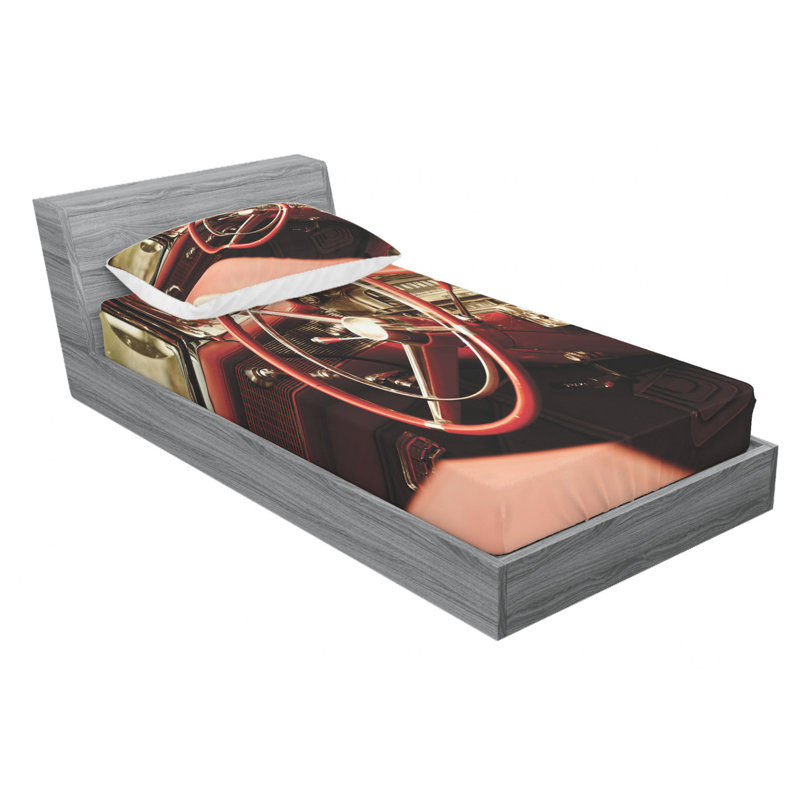 Microfiber Sheet Set, Twin Sheet Set with Fitted Sheet