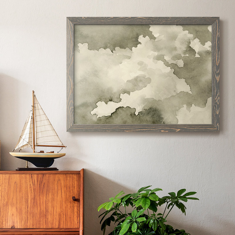Antique Sky III, reproduction d'art sur toile, H 26 po x l 38 po x P 1,5 po, Gris