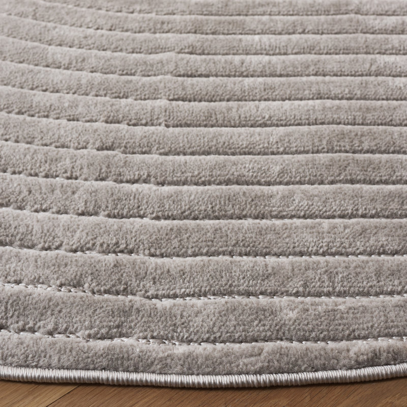 Tamonica Performance Geometric Rug, Round 6'7"