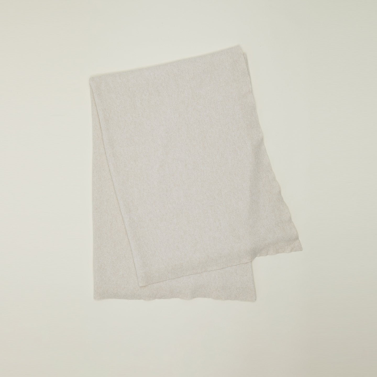 Simple Throw Blanket, 95" L x 65" W, Ivory