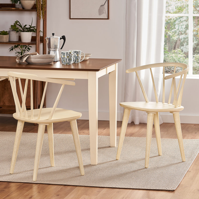 Sheffield Solid Wood Dining Chair, Antique White