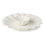 Ensemble de service à croustilles ivoire Heritage, 2 pièces - Plateau de service festonné de 15 po avec bol de trempage de 6 po (14 oz) - Conception élégante à bord ondulé pour les réceptions, les collations et les hors-d'œuvre