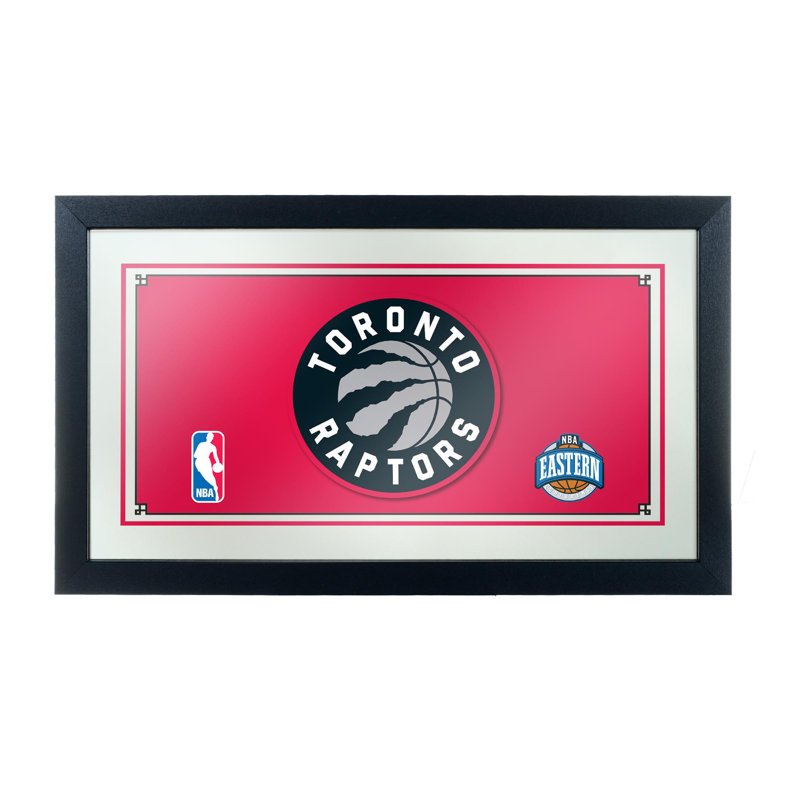 NBA-impression d’art graphique sur toile encadrée, Raptors de Toronto