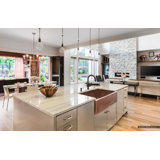 Luxury Heavy 12-Gauge Copper Farmhouse Sink, Includes Accessories, Flat Front