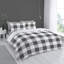 Grigg Chequered Duvet Cover Set with Pillowcases-1696442527-1696442524