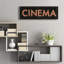 «Cinéma Marquee» par James Wiens, art mural en verre acrylique-792029337