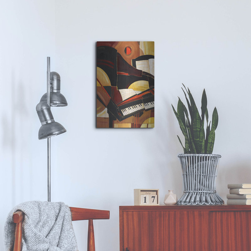 «Abstract Piano» par Paul Brent, H 24 po x l 16 po