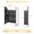 Garold 23.8 " W X 27.6 " H Surface Frameless Medicine Cabinet with Mirror-425450112