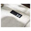 Bureau d'ordinateur transitionnel en bois massif avec plateau relevable et port USB en blanc antique