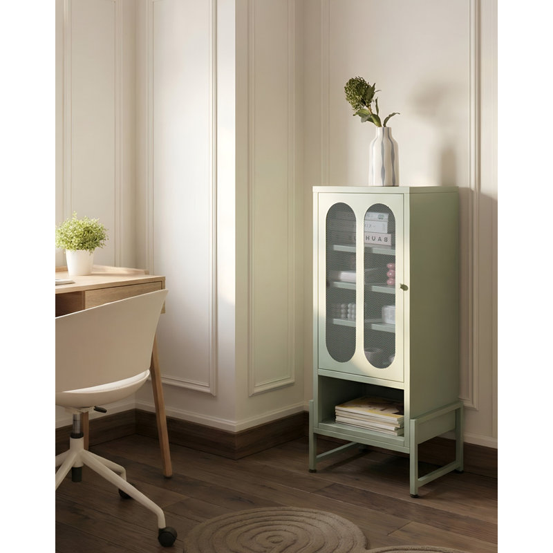 Blaykelee Cabinet Office Storage Cabinet, Green